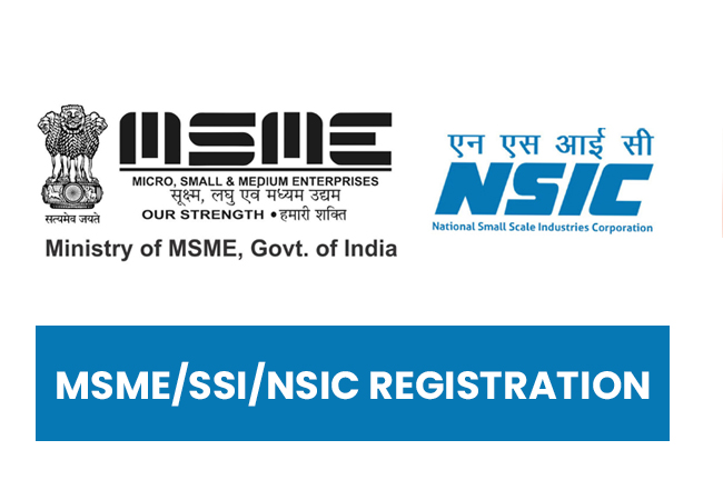 MSME/SSI/NSIC REGISTRATION