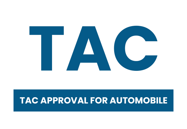 TAC APPROVAL FOR AUTOMOBILE